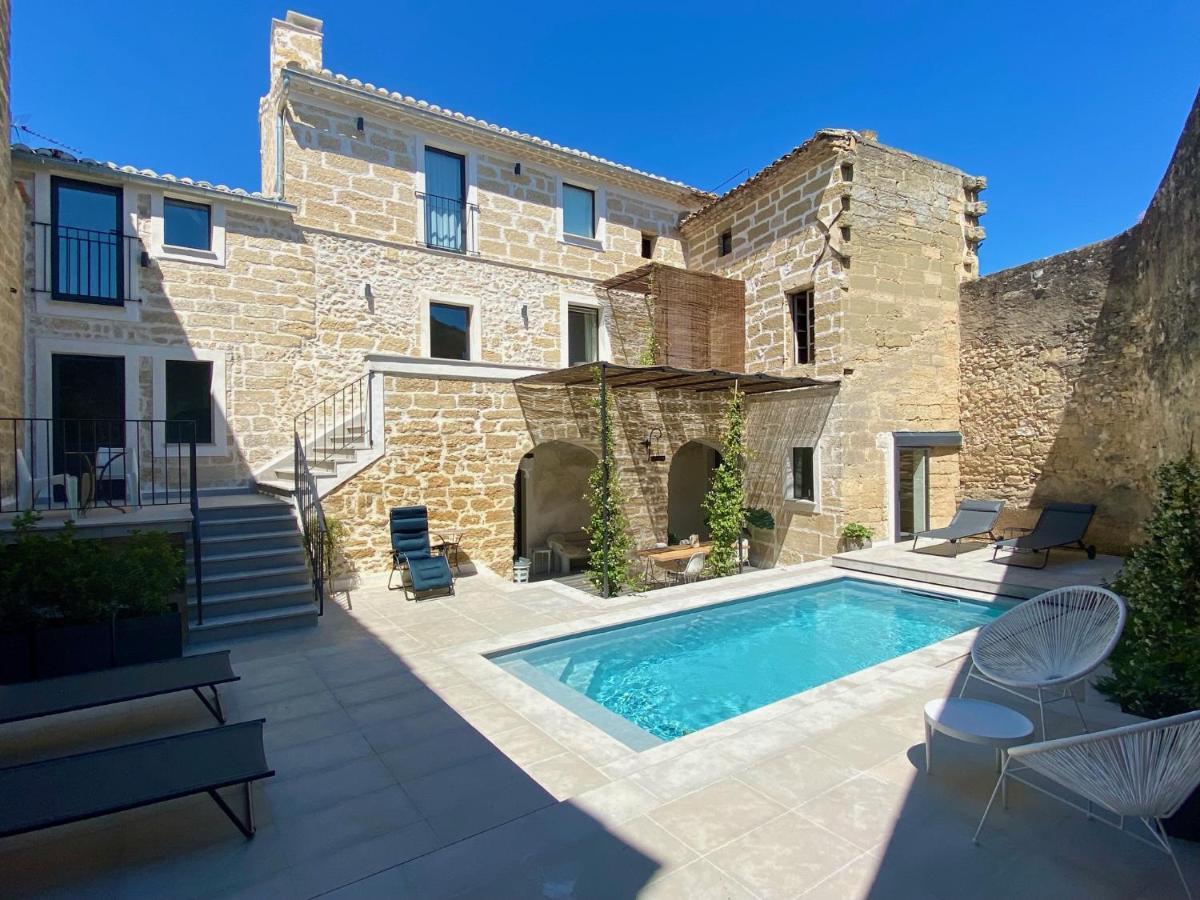 Bed and Breakfast La Cour St Siffret- Uzes Saint-Siffret Exterior foto